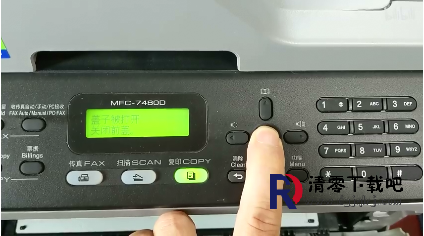 兄弟7480D粉盒清零_brother 7480打印机加粉后的清零方法